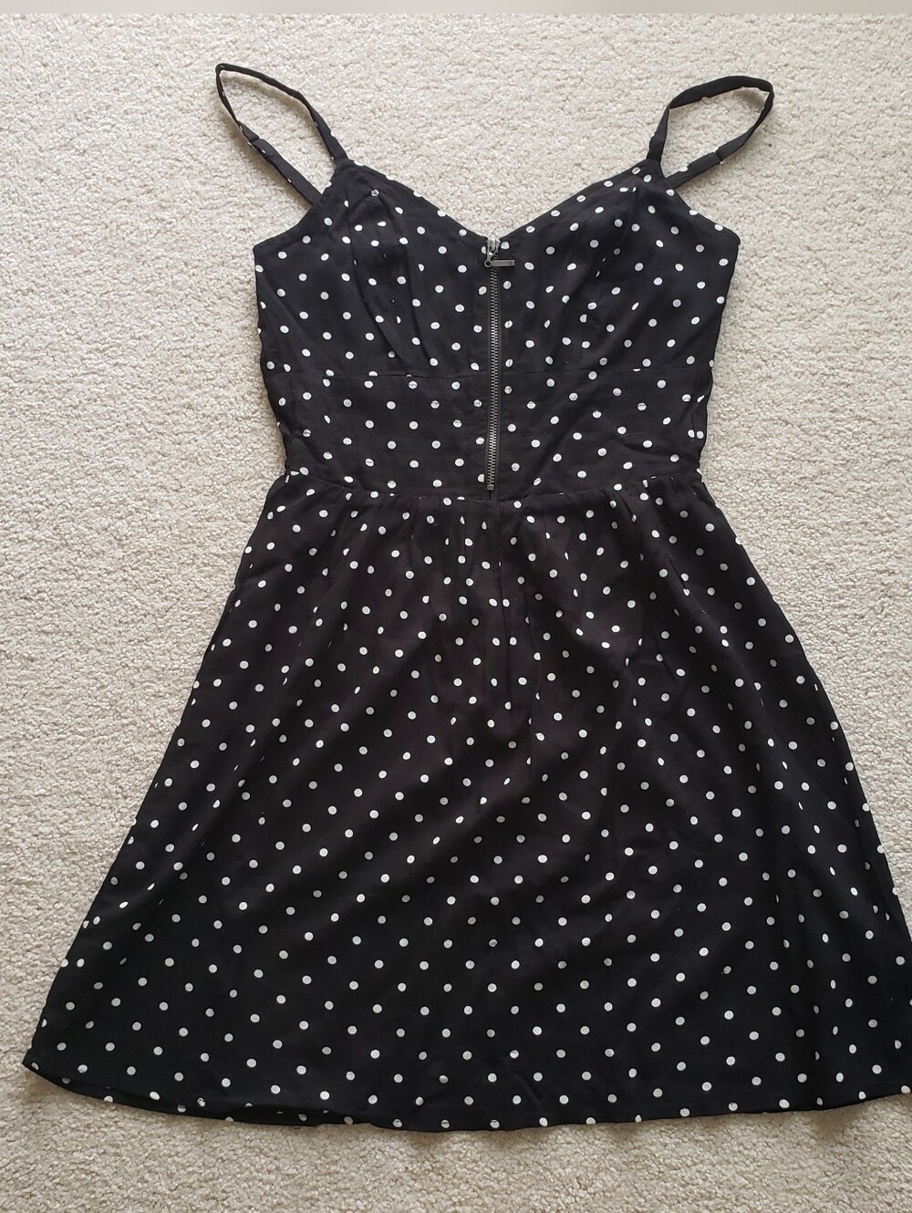 BeBop Black and White Polka Dot Sundress